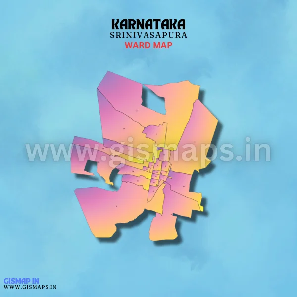 Srinivasapura Ward Map (Karnataka)